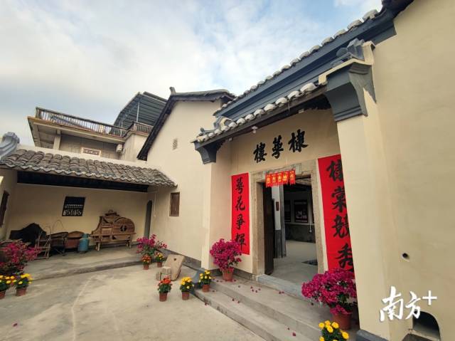 棣萼楼位于梅县区程江镇大塘村。（梁时禹 摄）