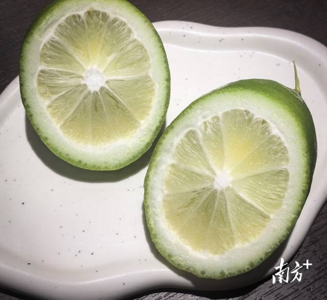 因果实几乎无籽,香水柠檬又被称为“无籽柠檬”。 因果实几乎无籽,香水柠檬又被称为“无籽柠檬”。