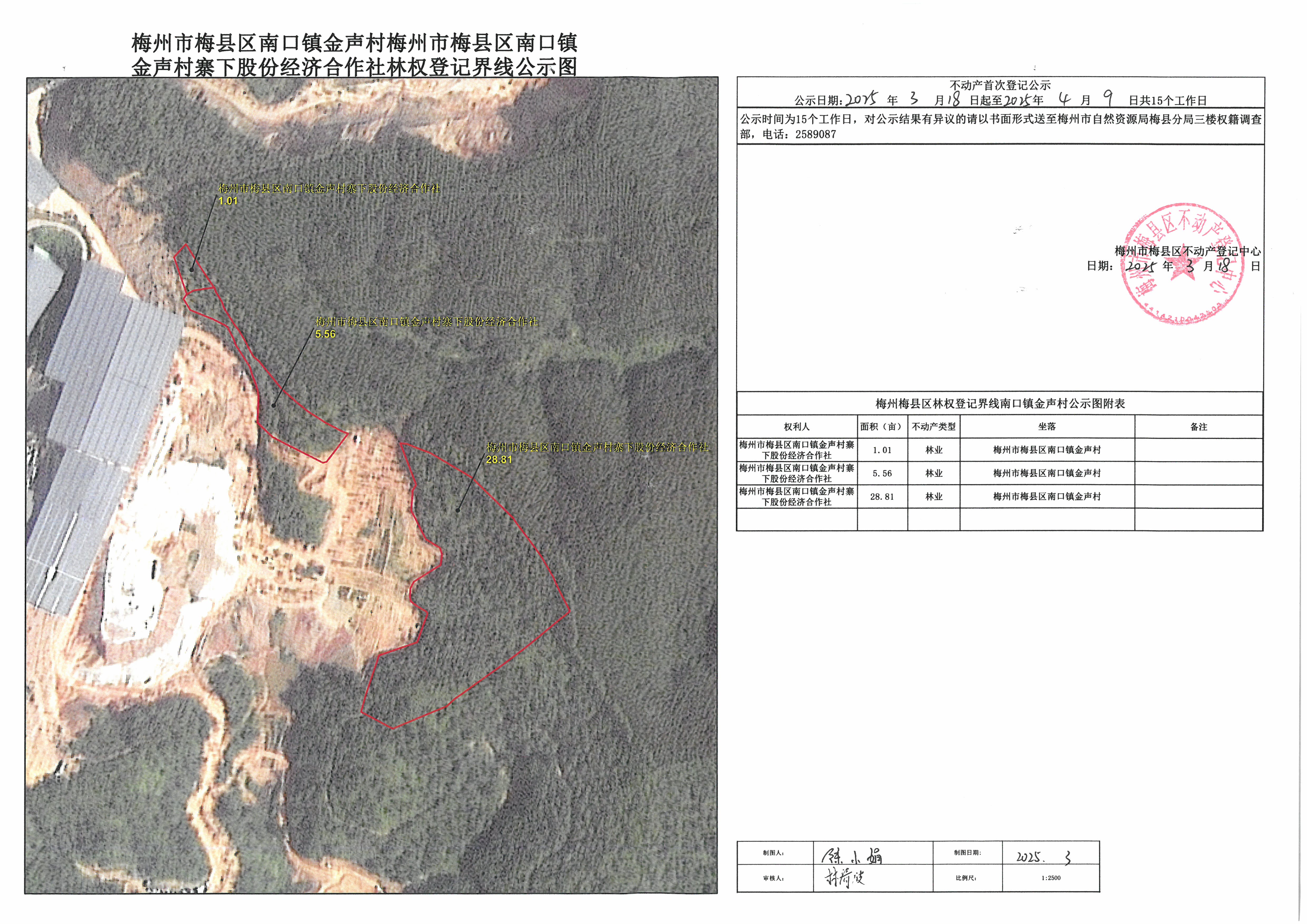 林权首次登记-梅州市梅县区南口镇金声村寨下股份经济合作社.jpg